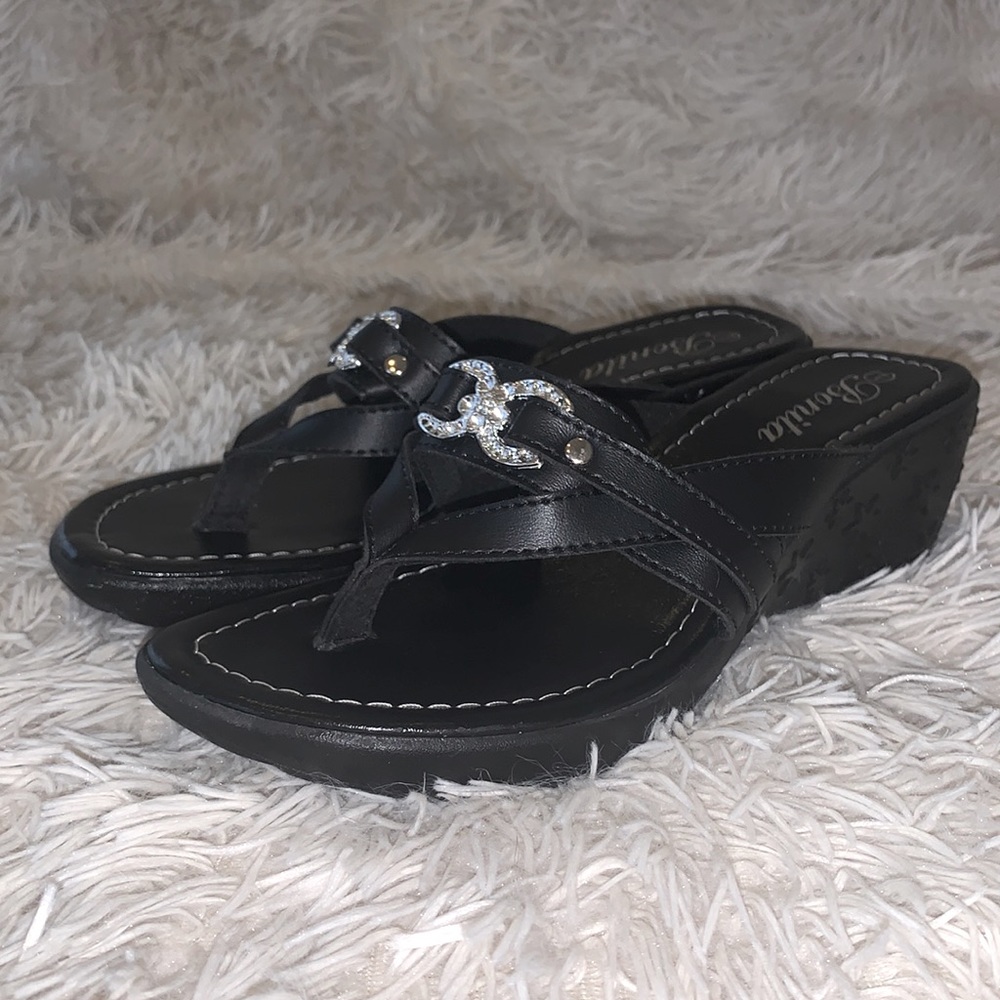Bonita Dressy Thong Sandals with Bling